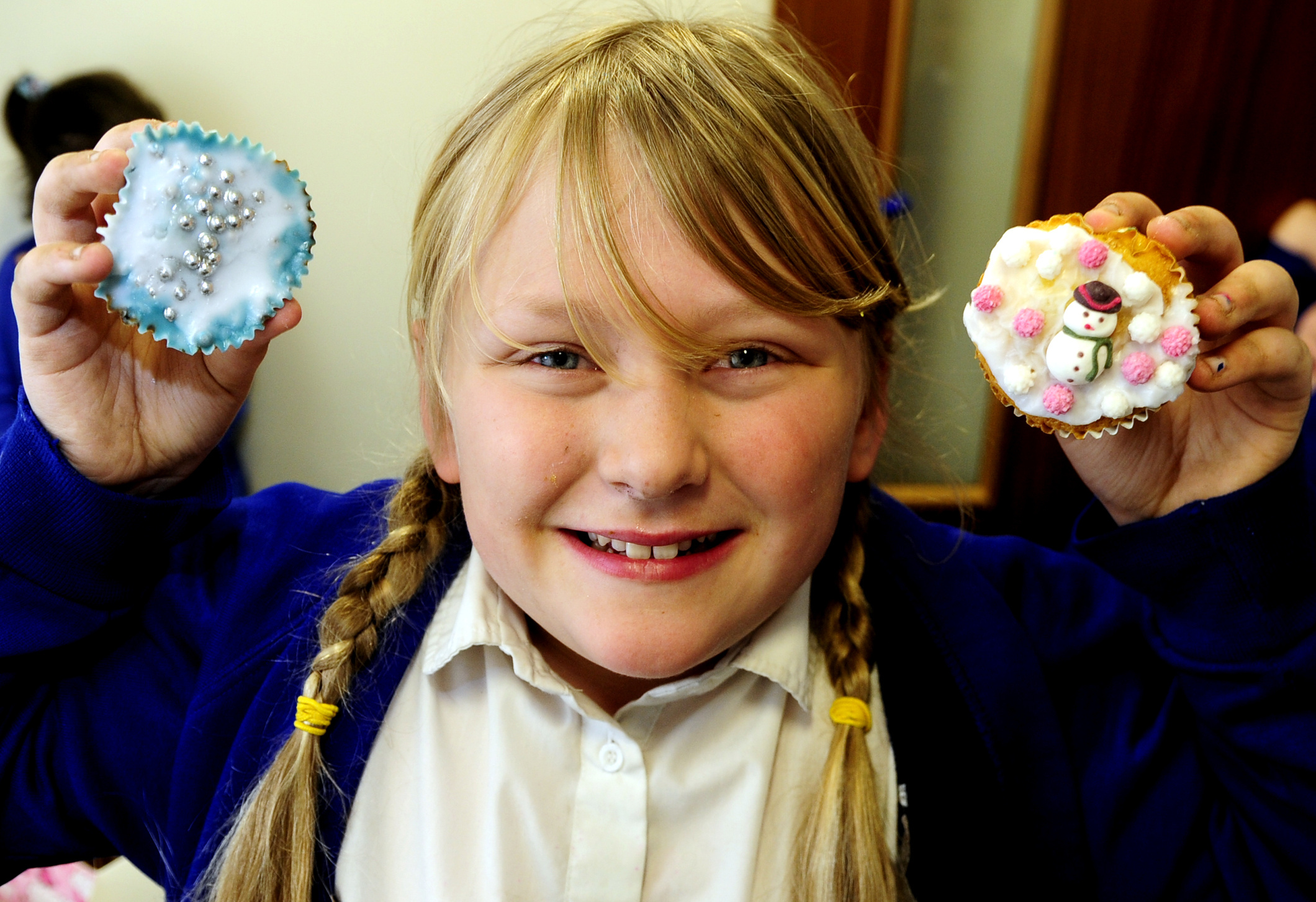 <b>Lucy Hamer</b> aged nine. Children from Bolton Parish Church School with their <b>...</b> - 3377847