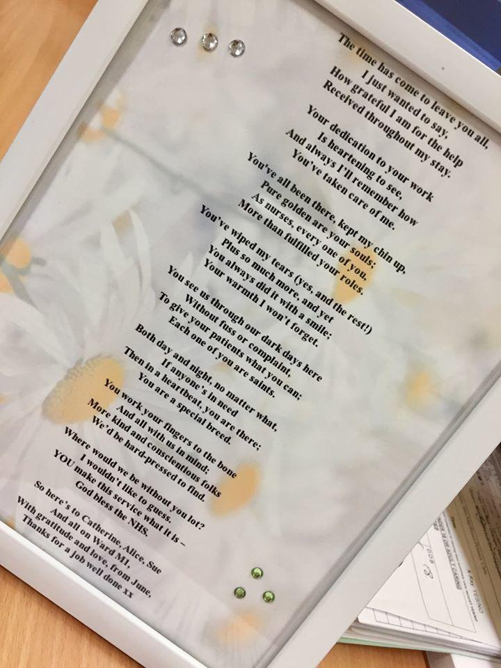 The Tear Jerking Poem A Patient Wrote To Bolton Medics The Bolton News