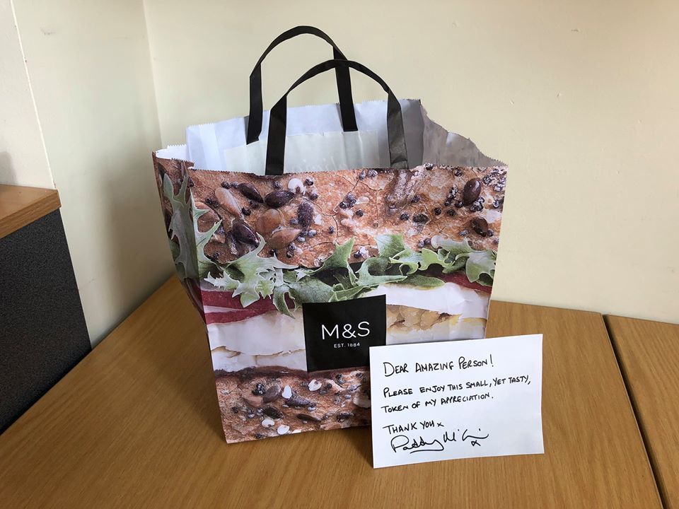 m and s lunch bag