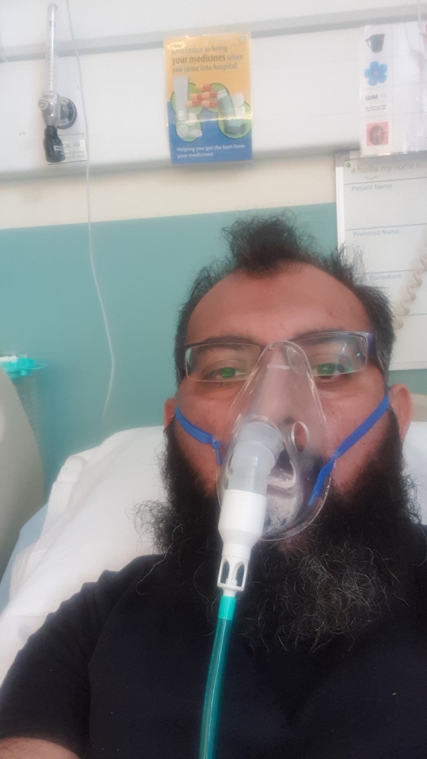 Mohammad Attique - in Bolton hospital