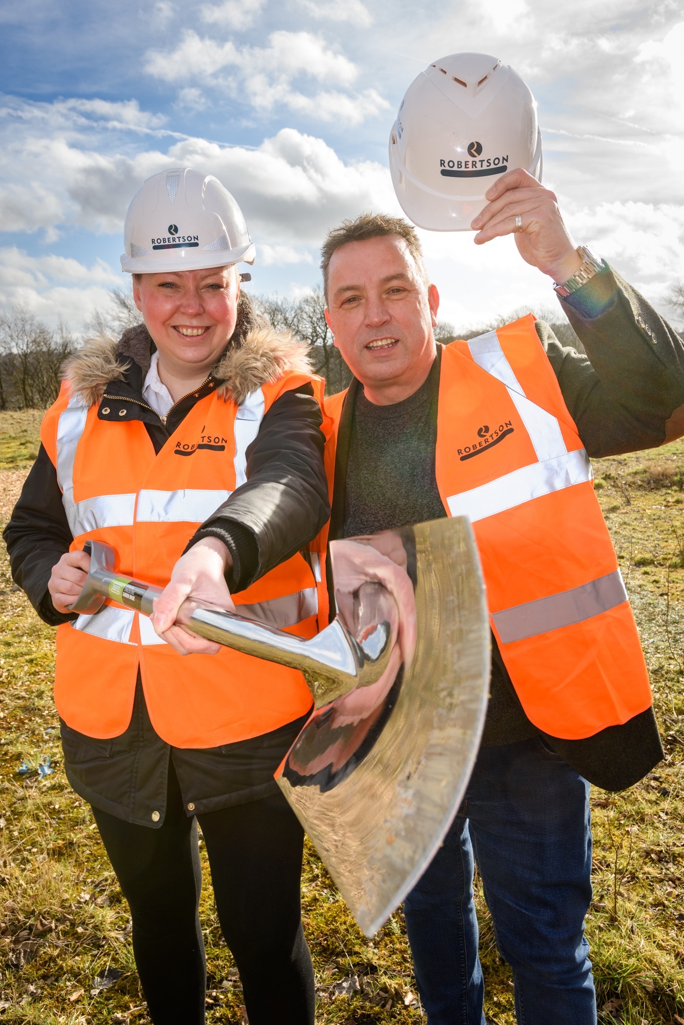 Cllr Adele Warren and Cllr Andy Morgan