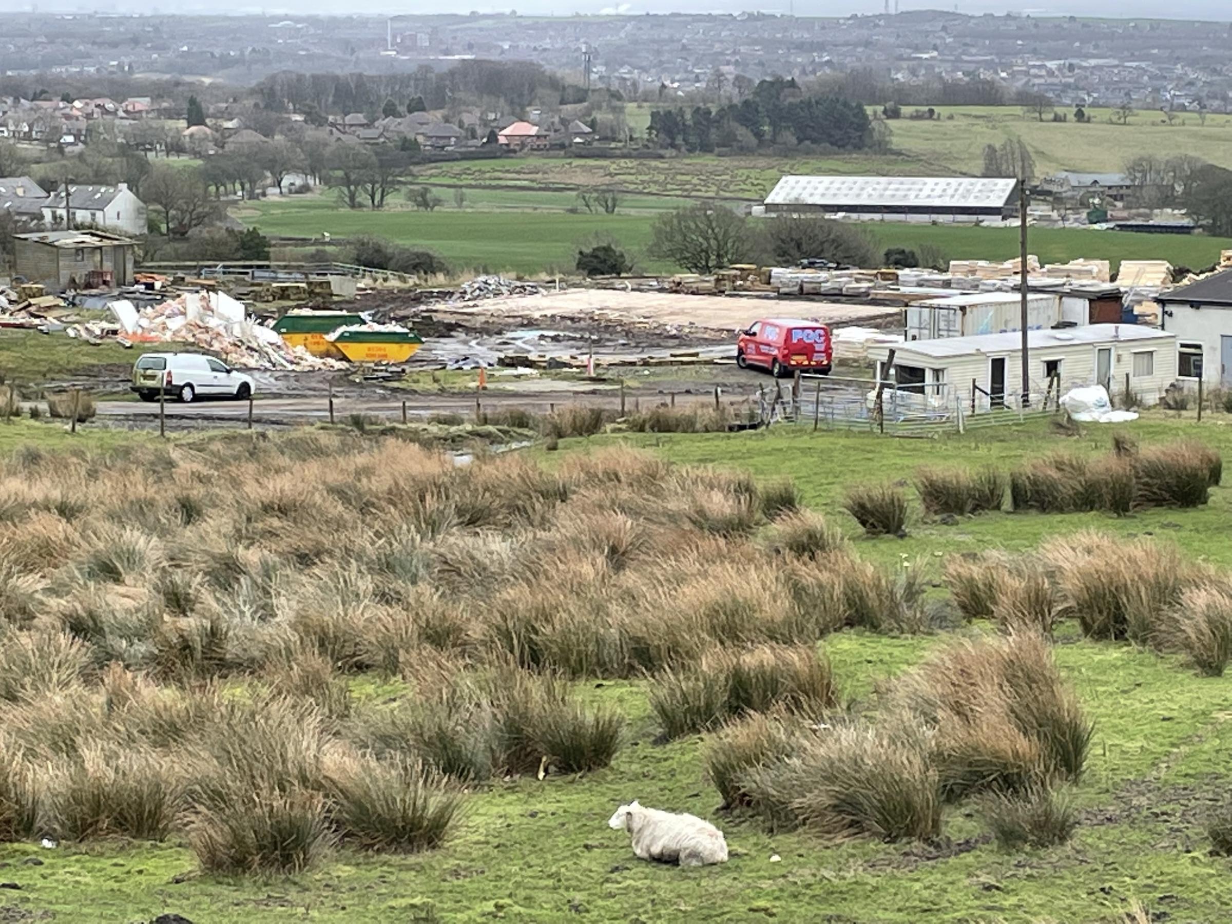 The Grundy Fold Farm site