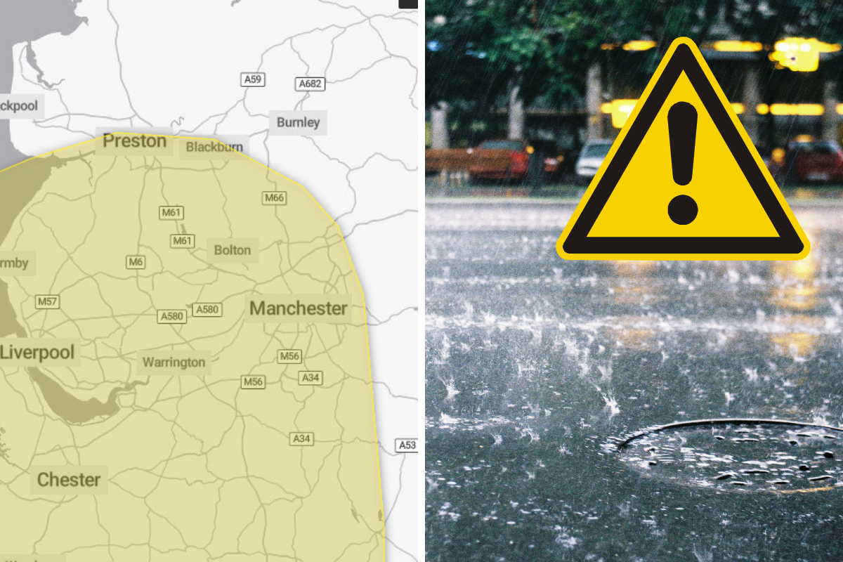 Weather warning issued with overnight flood risk in Bolton