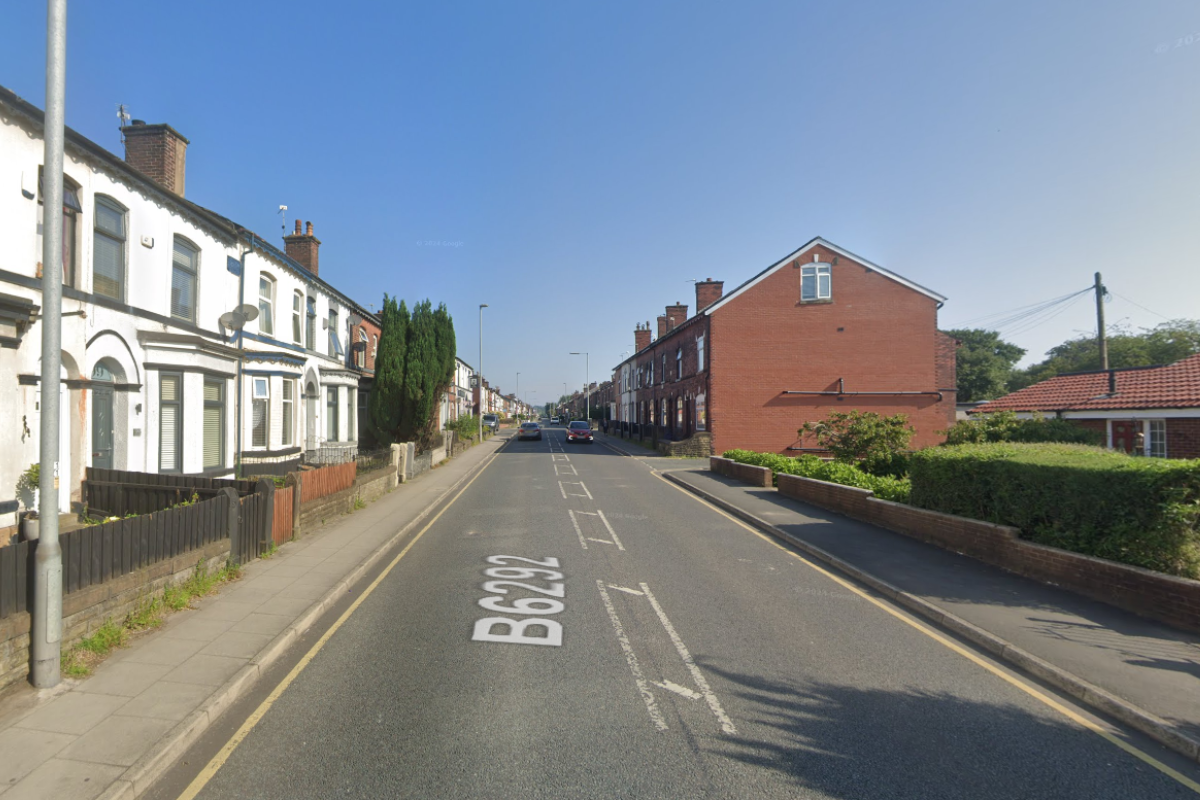 Traffic delays after collision in Radcliffe